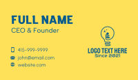 Modern Light Bulb Business Card Image Preview