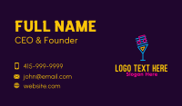 Neon Music Bar Business Card Image Preview