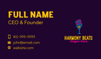Neon Music Bar Business Card Image Preview