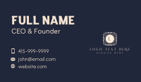 Geometric Luxury Lettermark  Business Card Design