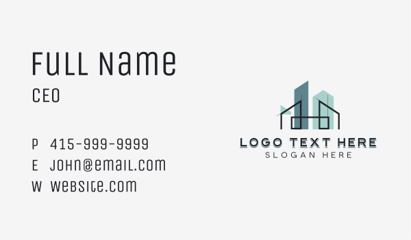 Structure Architecture Building Business Card Design Image Preview