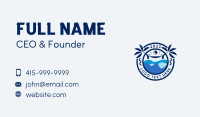Beach Wave Trip Business Card Image Preview