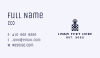 Queen Chess Board Business Card Image Preview