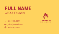 Pig Flame Barbecue Business Card Image Preview