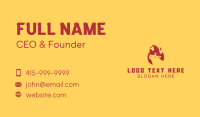 Pig Flame Barbecue Business Card Preview