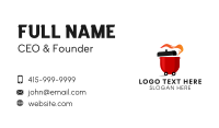 Hotpot Soup Delivery  Business Card Design