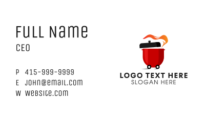Hotpot Soup Delivery  Business Card Image Preview