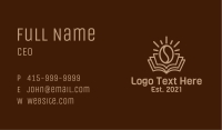 Coffee Library  Business Card Image Preview