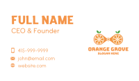 Zoom Orange Business Card Image Preview