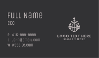 Gray Shield Legal Scale Business Card Image Preview