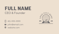 Wooden Barrel Winery Business Card Image Preview