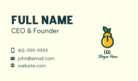 Pear Fruit Power Button Business Card Image Preview