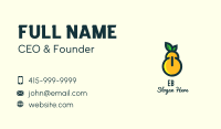 Pear Fruit Power Button Business Card Image Preview