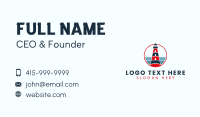 Lighthouse Coast Tower Business Card Image Preview