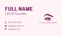 Cosmetic Eye Lashes Eyebrow Business Card Image Preview