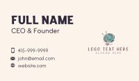 Heart Knitting Thread Business Card Preview