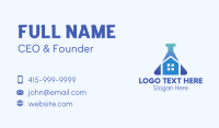 Blue Home Laboratory Business Card Image Preview