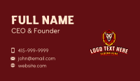 Wild Lion Gaming Business Card Design