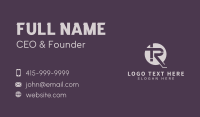 Business Brand Letter R Business Card Image Preview