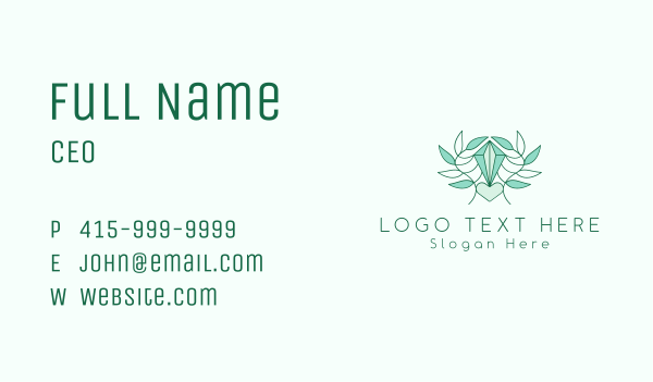 Natural Precious Stone Business Card Design Image Preview