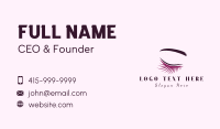 Beauty Glam Eyelash Business Card Image Preview