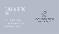 Creative Agency Studio Letter R Business Card Image Preview