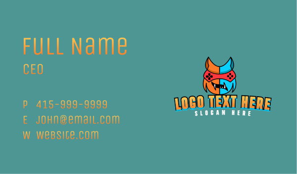 Cyber Streaming Clan  Business Card Design Image Preview