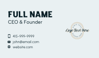 Classic Shop Wordmark Business Card Image Preview