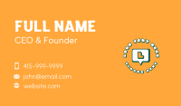 Quirky Speech Balloon Business Card Preview