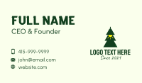 Pine Tree Light  Business Card Image Preview