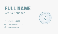 Watercolor Brush Boutique Business Card Image Preview