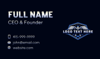 Carpentry Roofing Builder Business Card Preview