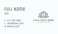 Elegant Crown Heraldry Business Card Image Preview