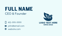 Farm Leaf Christian Dove  Business Card Image Preview