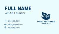 Farm Leaf Christian Dove  Business Card Preview