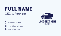 Automobile Delivery Truck Business Card Image Preview