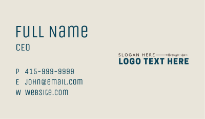 Sound Wave Wordmark Business Card Image Preview