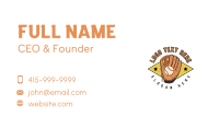 Sports Baseball Mitt Business Card Design