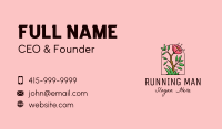 Wild Peony Flower Business Card Image Preview