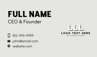 Modern Consulting Firm Business Card Preview