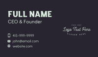 Boutique Stylist Wordmark Business Card Image Preview