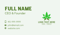 Edible Cannabis Restaurant  Business Card Image Preview