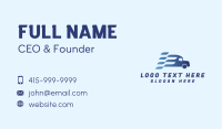 Fast Logistic Truck   Business Card Image Preview