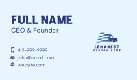 Fast Logistic Truck   Business Card Image Preview