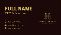 Serif Luxury Classic Business Card Image Preview