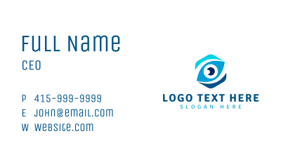 Cyber Eye Optical Business Card Image Preview