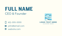 Blue Mountain River Business Card Image Preview