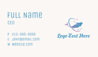 Psychedelic Mermaid Halo Business Card Image Preview