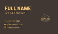 Skull Gothic Wordmark Business Card Image Preview