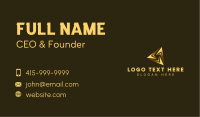 Triangle Agency Professional Business Card Design
